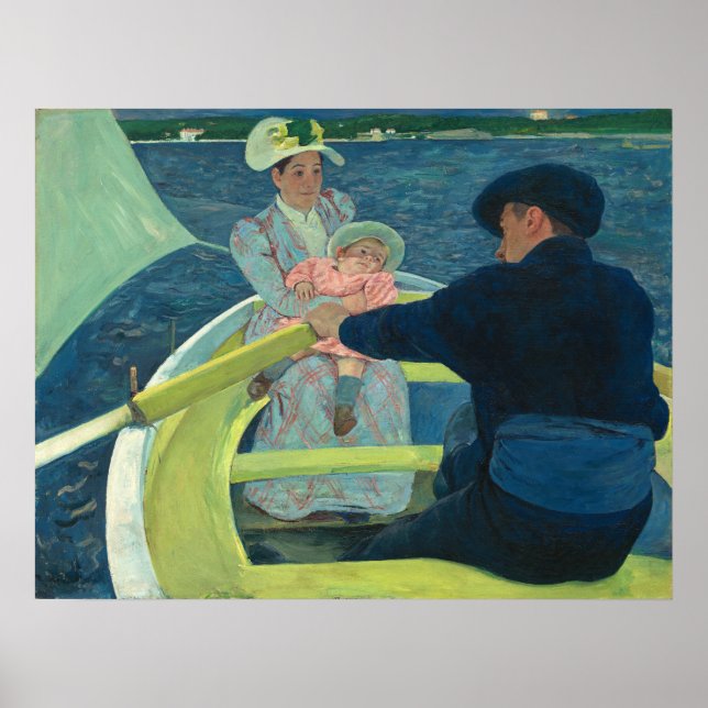 The Boating Party - Mary Cassatt Fine Art Poster (Front)