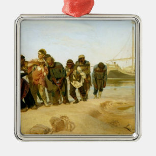 The Boatmen on the Volga, 1870-73 Metal Ornament