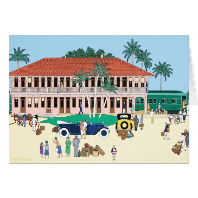 The Boca Grande Railroad Station 1928 (Front Horizontal)