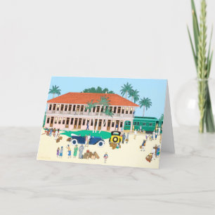 The Boca Grande Railroad Station 1928 Card