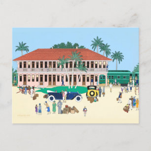 The Boca Grande Railroad Station 1928 Postcard