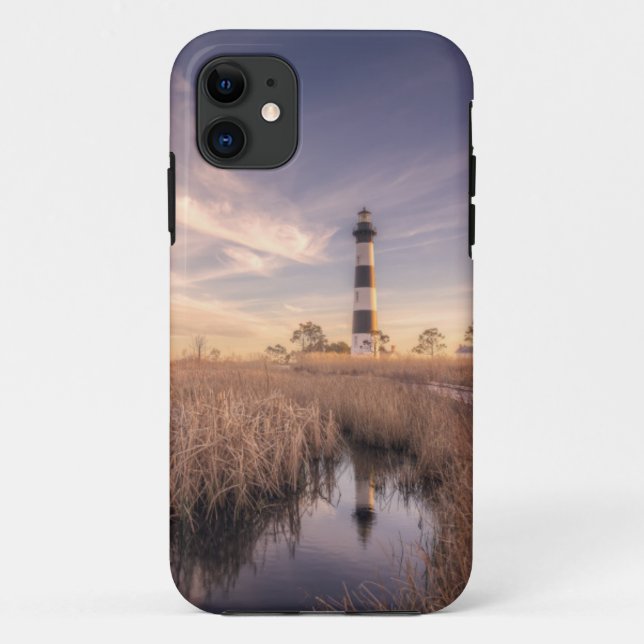 The Bodie Island Lighthouse  At Sunset Case-Mate iPhone Case (Back)