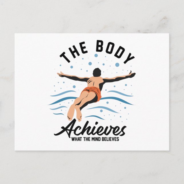 The Body Achieves What the Mind - Summer Time Postcard (Front)