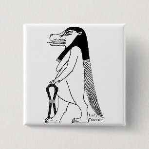 The Body of a Goddess: 2 Inch Square Button