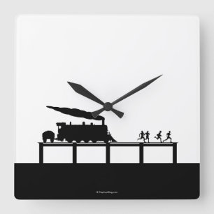 The Body Square Wall Clock