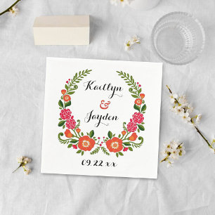 The Bohemian Summer Wedding Collection Napkin