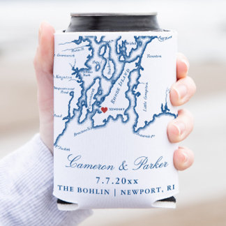 The Bohlin Wedding Favour Can Cooler Newport RI Ma