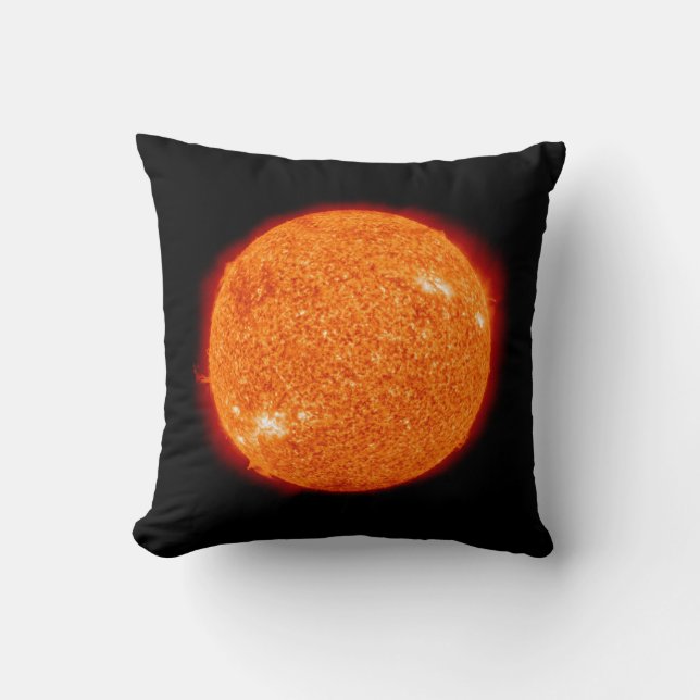 The Boiling Sun Throw Pillow (Front)