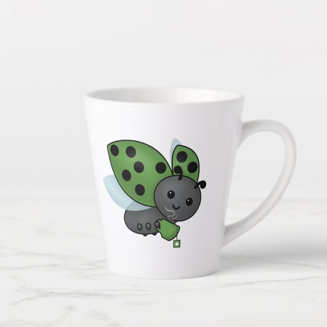 Thé Boire Ladybug Latte Mug (Droite)