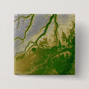 The Bolivian Amazon 2 Inch Square Button