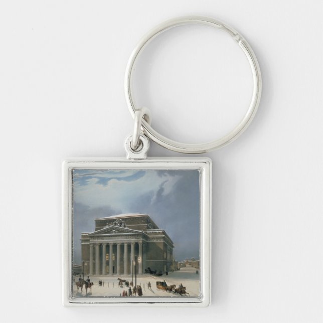 The Bolshoi Theatre in Moscow Keychain (Front)