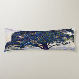 The Bonaventure Pine, Oil Painting, Paul Signac Body Pillow