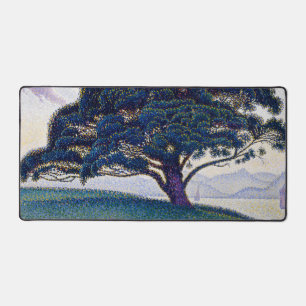 The Bonaventure Pine, Oil Painting, Paul Signac Desk Mat