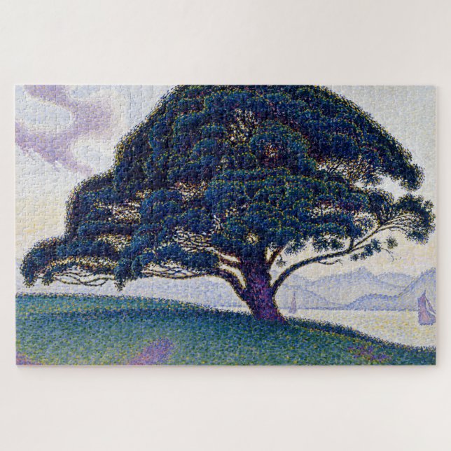 The Bonaventure Pine, Oil Painting, Paul Signac Jigsaw Puzzle (Horizontal)