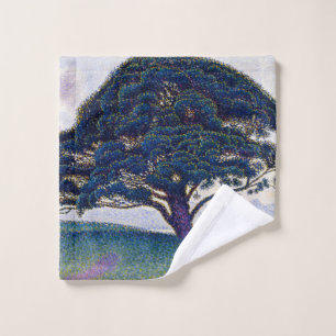The Bonaventure Pine, Oil Painting, Paul Signac Wash Cloth
