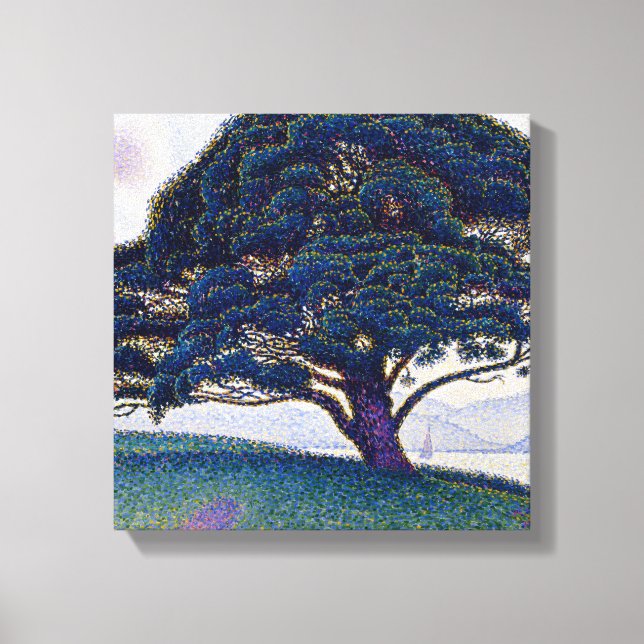 The Bonaventure Pine - Paul Signac Canvas Print (Front)