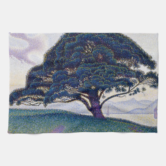 The Bonaventure Pine - Paul Signac Kitchen Towel (Horizontal)
