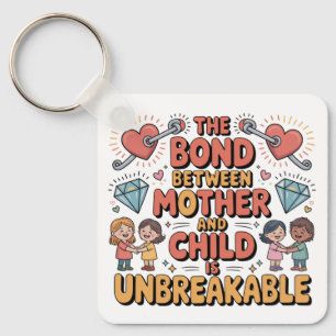 The Bond Between Mother And Child Is Unbreakable Keychain