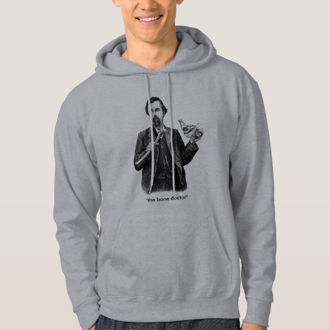 "the bone doctor" hoodie (Front)