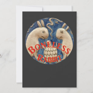 The Boneless Rabbit European Travels Zin Beast Invitation