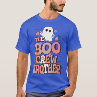 The Boo Crew Brother Lazy Halloween Costume Retro  T-Shirt