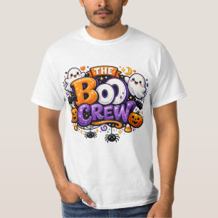 THE BOO CREW Cute Spooky Halloween Family Fun T-Shirt