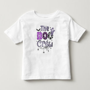 The Boo Crew Family Ghost Spider Halloween Black Toddler T-shirt