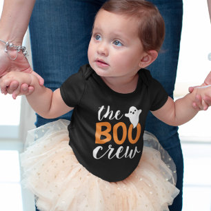 The Boo Crew Family Matching Halloween Orange Baby Bodysuit