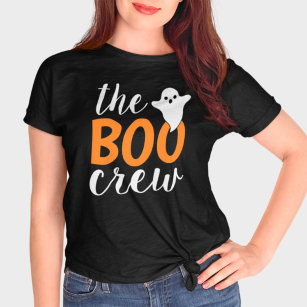 The Boo Crew Family Matching Halloween Orange T-Shirt