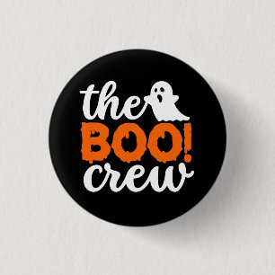 The Boo Crew Halloween 1 Inch Round Button