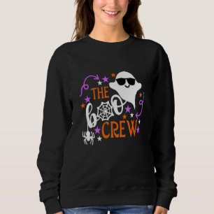 The Boo Crew Halloween Costume Spiders Ghosts Pumk Sweatshirt