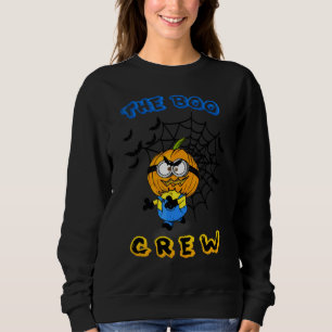 The Boo Crew Halloween Cute Bad Guys Yellow Pill L Sweatshirt