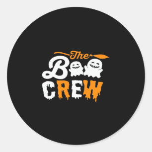 The Boo Crew Oversized T-Shirt Classic Round Sticker