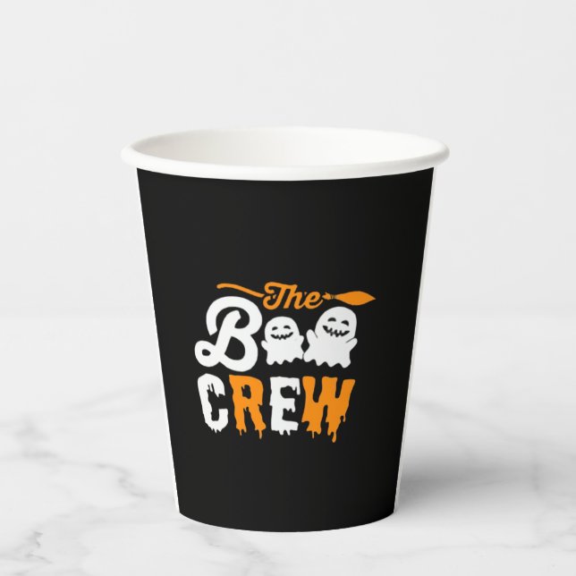 The Boo Crew Oversized T-Shirt Paper Cups (Front)