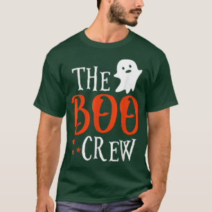 The Boo Crew Scary Cute Ghost Halloween T-Shirt