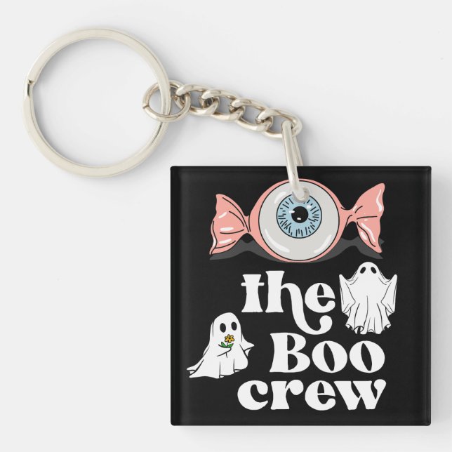 The Boo Crew | Spooktacular Halloween Squad Keychain (Front)