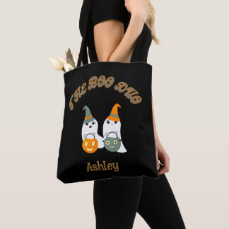 The Boo Duo - Cute Halloween Ghosts Tote Bag