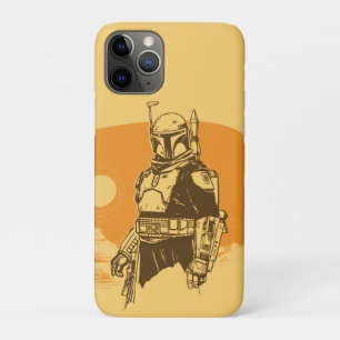 The Book of Boba Fett   Retro Tatooine Vista iPhone 11 Pro Case