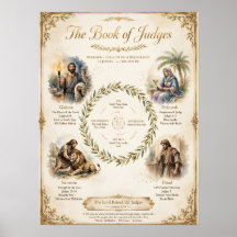 The Book of Judges Overview Poster