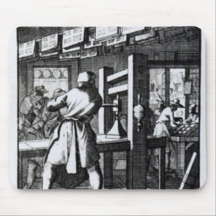 The Book Printer Mouse Pad