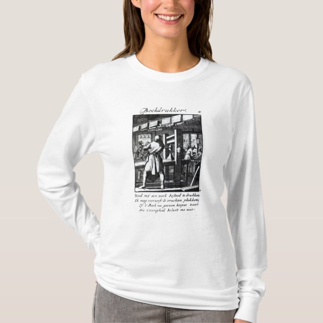 The Book Printer T-Shirt (Front)