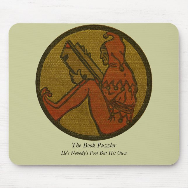 The Book Puzzler Mouse Pad (Front)