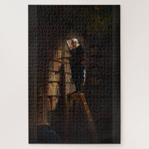The Bookworm by Carl Spitzweg Old Masters Fine Art Jigsaw Puzzle