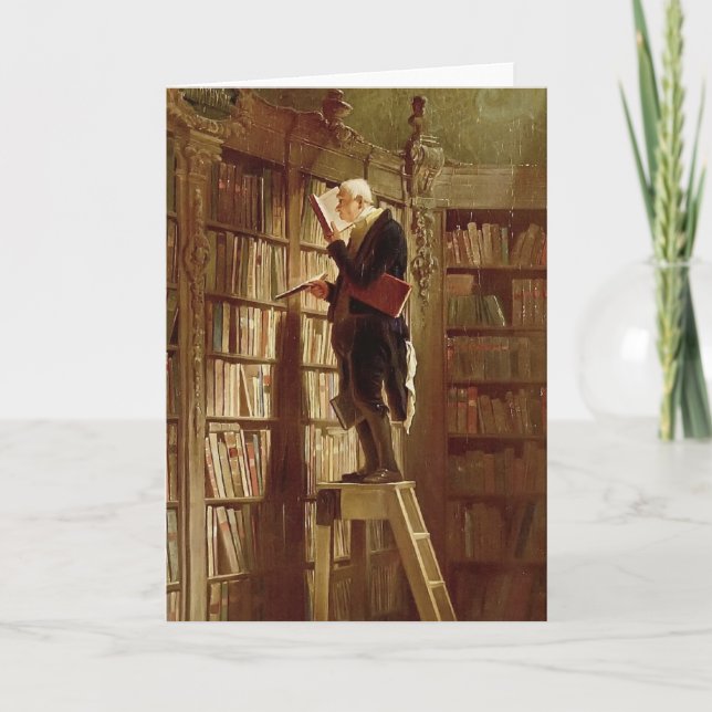 The Bookworm Card (Front)