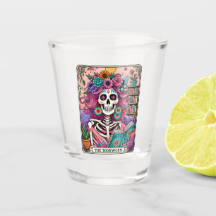 The Bookworm  Shot Glass