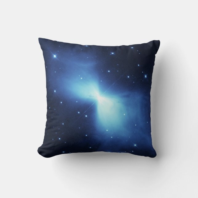 The Boomerang Nebula Throw Pillow (Front)
