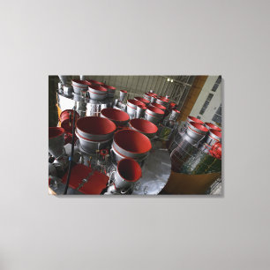 The boosters of the Soyuz TMA-14 spacecraft Canvas Print