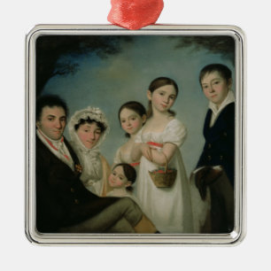 The Boratynsky Family, 1816 Metal Ornament