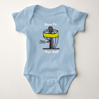 The Born to Disc Golf baby onsie Bodysuit