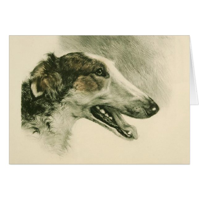 The Borzoi Card (Front Horizontal)